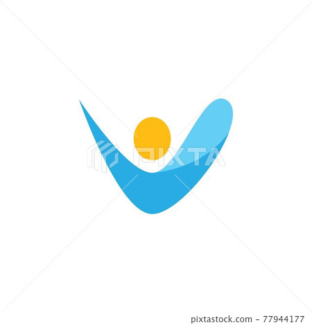 Healthy Life people Logo Healthy Life people Logo 77944177