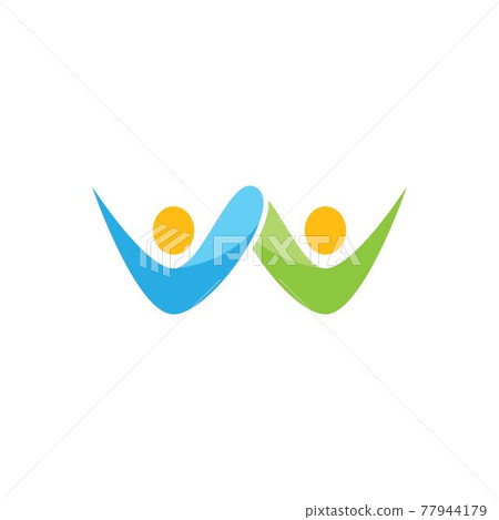 Community, network and social icon 77944179