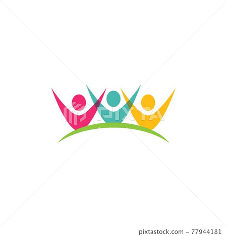 Community, network and social icon 77944181