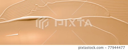 Beige cosmetic texture background, make-up and skincare cosmetics product, cream, lipstick, foundation macro as luxury beauty brand, holiday flatlay design Beige cosmetic texture background, make-up and skincare cosmetics product, cream, lipstick, foundation macro as luxury beauty brand, holiday flatlay design 77944477