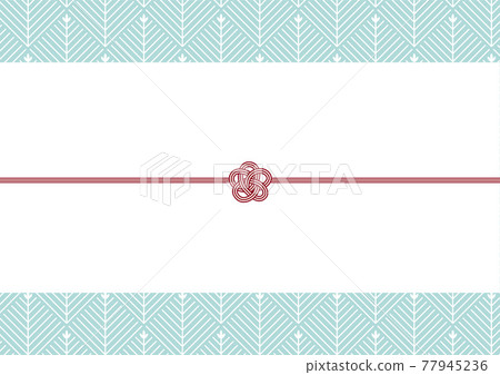 Modern, simple and fashionable Noshi paper template Wakamatsu Ryo Blue Modern, simple and fashionable Noshi paper template Wakamatsu Ryo Blue 77945236