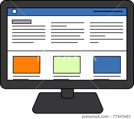 Website PC Internet Business screen Website PC Internet Business screen 77945665