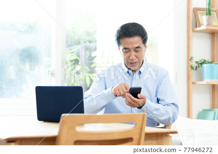 Mature Male Manipulating PC 77946272