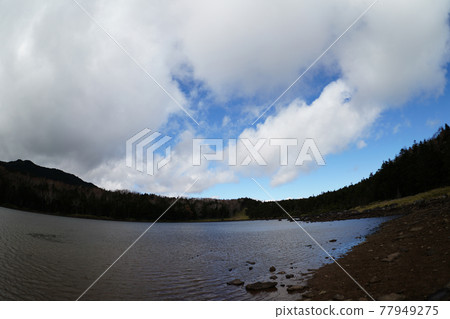 Rain pond at Kita Yatsugatake 77949275