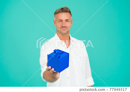 Valentines day. Gift shop. Gift or present box. Holiday 77949317