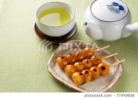 Mitarashi餃子和綠茶 Mitarashi餃子和綠茶 77949686