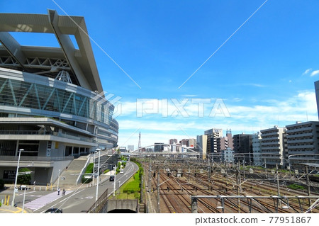 埼玉新都心站前的鐵軌風景 埼玉新都心站前的鐵軌風景 77951867