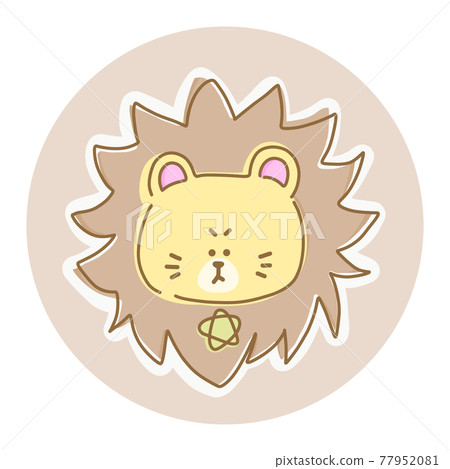 Illustration of the 12 constellations Leo 77952081