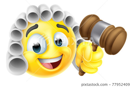 Court Judge Cartoon Emoticon Emoji Icon Face Court Judge Cartoon Emoticon Emoji Icon Face 77952409