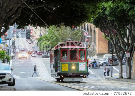 美國加利福尼亞舊金山纜車 77952672