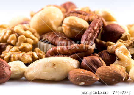 Large diversity of healthy nuts Large diversity of healthy nuts 77952723