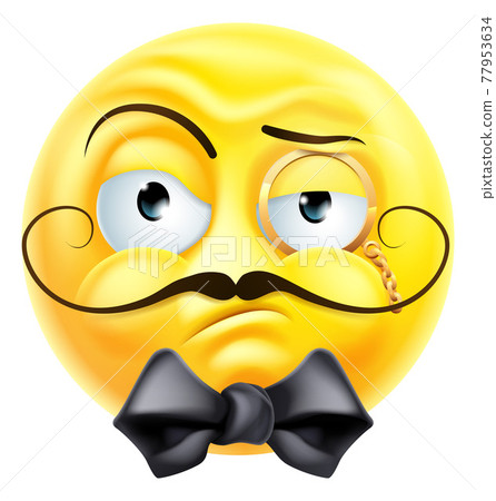 Arrogant Posh Snooty Gentleman Emoticon Emoji Icon Arrogant Posh Snooty Gentleman Emoticon Emoji Icon 77953634
