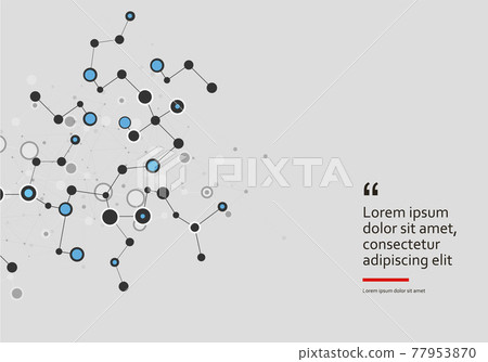 Network connection structure on white background. Data science concept. Internet technology. Vector data Network connection structure on white background. Data science concept. Internet technology. Vector data 77953870