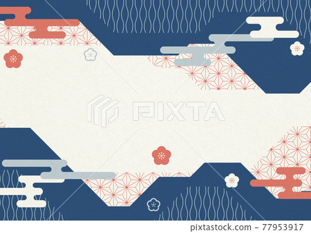 Illustration of Japanese taste that feels the texture of Japanese paper [A3 size 350dpi in XL] 77953917