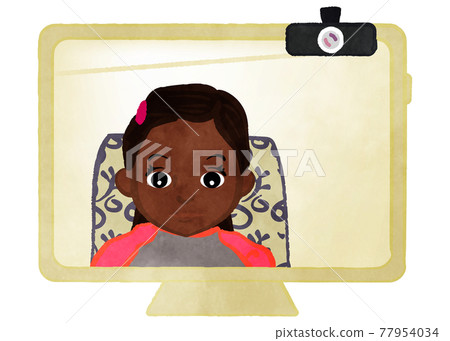 A girl who is seriously taking remote lessons, black edition A girl who is seriously taking remote lessons, black edition 77954034