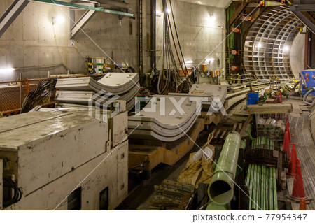 Underground expressway under construction (Meguro Ward, Tokyo) Underground expressway under construction (Meguro Ward, Tokyo) 77954347