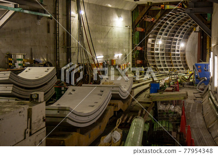 Underground expressway under construction (Meguro Ward, Tokyo) Underground expressway under construction (Meguro Ward, Tokyo) 77954348