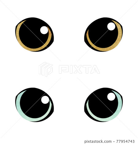 Only the cat's eyes are brown, blue-green 77954743