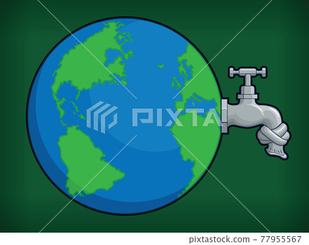 Cartoon Clean Water Shortage Global Warming... - Stock Illustration  [77955567] - PIXTA