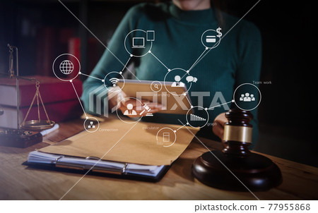 Close up businessman or Lawyer signing contract making a deal, classic business at office in the morning. Close up businessman or Lawyer signing contract making a deal, classic business at office in the morning. 77955868