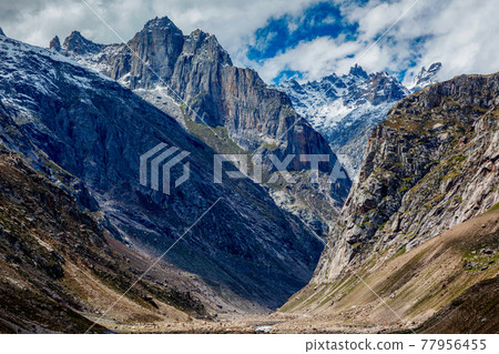Lahaul Valley in indian Himalayas, India 77956455