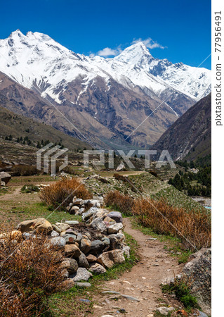 Old trade route to Tibet from Sangla Valley. Himachal Pradesh, India 77956491