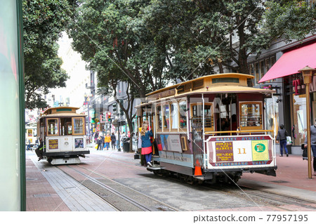 美國加利福尼亞舊金山纜車 美國加利福尼亞舊金山纜車 77957195