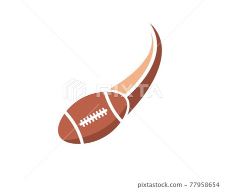 rugby ball icon vector illustration design rugby ball icon vector illustration design 77958654