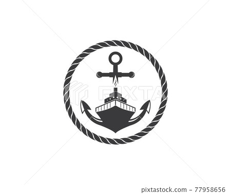 nautical vector logo icon of maritime illustration nautical vector logo icon of maritime illustration 77958656