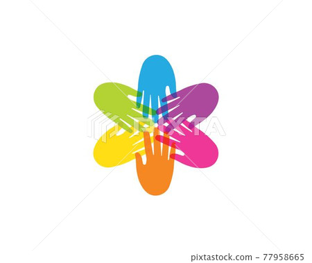 Hand vector icon illustration design 77958665