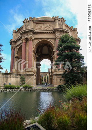 San Francisco, California, USA Palace of Fine Arts 77959288