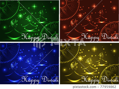 Happy Diwali. Light background. 77959862
