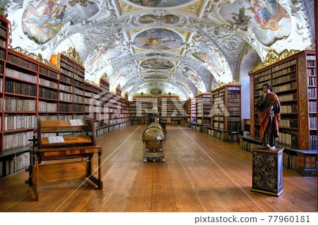 The most beautiful Strahov Monastery library in the world 77960181