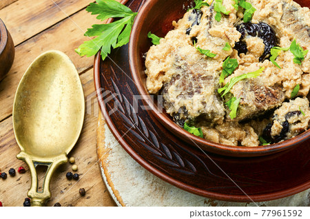 Delicious veal goulash Delicious veal goulash 77961592