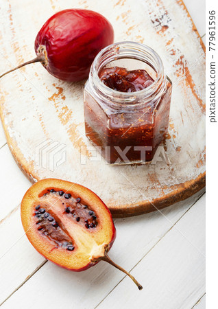 Delicious tamarillo jam. Delicious tamarillo jam. 77961596