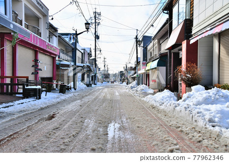 Former Karuizawa Ginza Dori (Karuizawa Town, Nagano Prefecture) [2021.1] 77962346