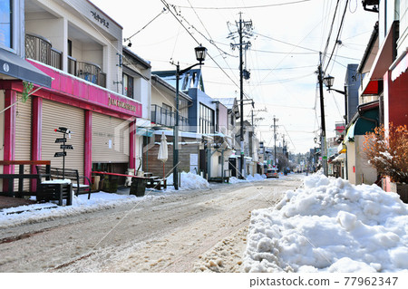 Former Karuizawa Ginza Dori (Karuizawa Town, Nagano Prefecture) [2021.1] 77962347