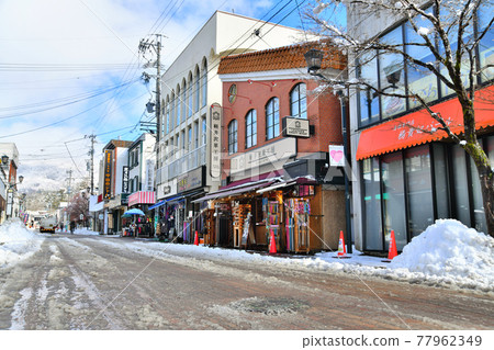 Former Karuizawa Ginza Dori (Karuizawa Town, Nagano Prefecture) [2021.1] 77962349