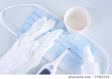 Disposable masks, paper cups, gloves, temperature measurement, disinfection, infection control Disposable masks, paper cups, gloves, temperature measurement, disinfection, infection control 77962520