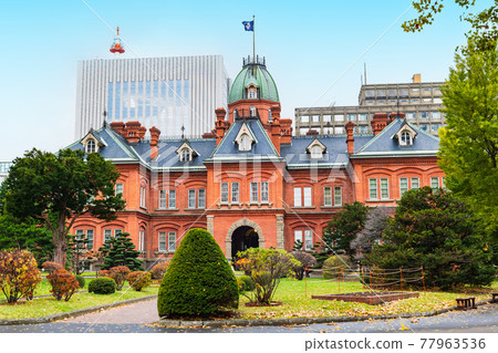 Autumn Hokkaido Sapporo Hokkaido Government Office Red Brick Office 77963536