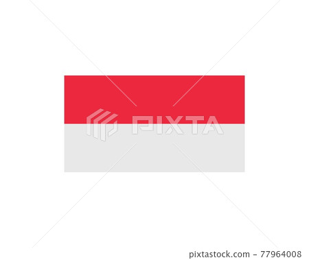 indonesian flag vector icon illustration indonesian flag vector icon illustration 77964008