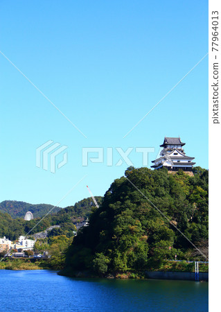 犬山市,木曾川和犬山城的風景 犬山市,木曾川和犬山城的風景 77964013