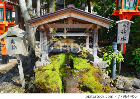 "Gion's God Water" in the precincts of Yasaka Shrine in Kyoto "Gion's God Water" in the precincts of Yasaka Shrine in Kyoto 77964400