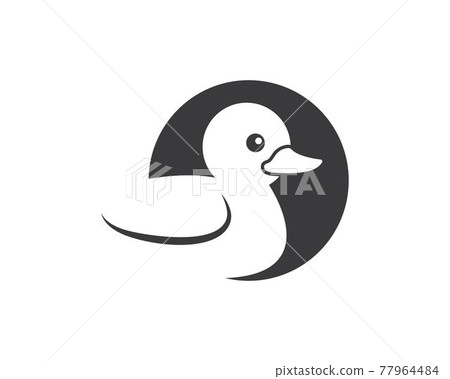 duck  vector icon illustration design 77964484