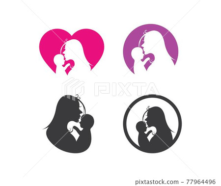 mom and baby vector illustrration design mom and baby vector illustrration design 77964496