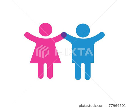 kids vector icon illustration design-插圖素材 [77964501] - PIXTA圖庫