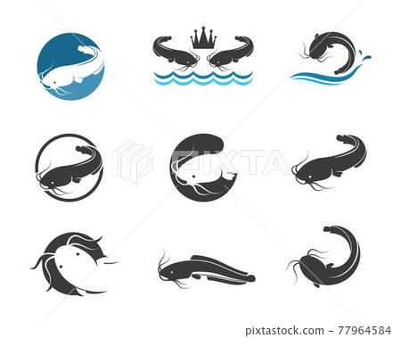 catfish vector icon illustration design - Stock Illustration [77964584 ...