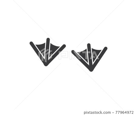 print of duck foot vector illustration design print of duck foot vector illustration design 77964972