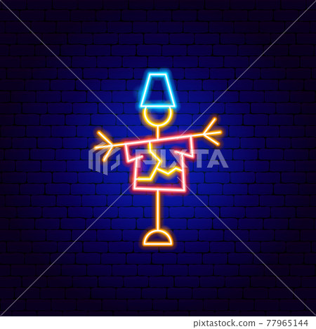 Scarecrow Neon Sign 77965144