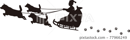 狗雪橇聖誕老人 狗雪橇聖誕老人 77966249